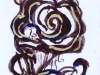 Drawing Brown rose 2018-II
