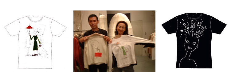 蜷川有紀 yuki ninagawa　Tシャツ