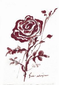 蜷川有紀　赤い薔薇